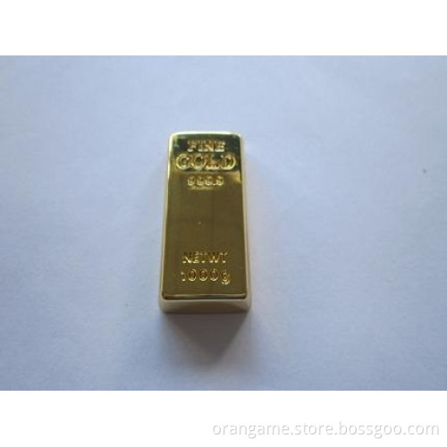 Popular Business Gift Golden Bar Metal USB Flash Drive
